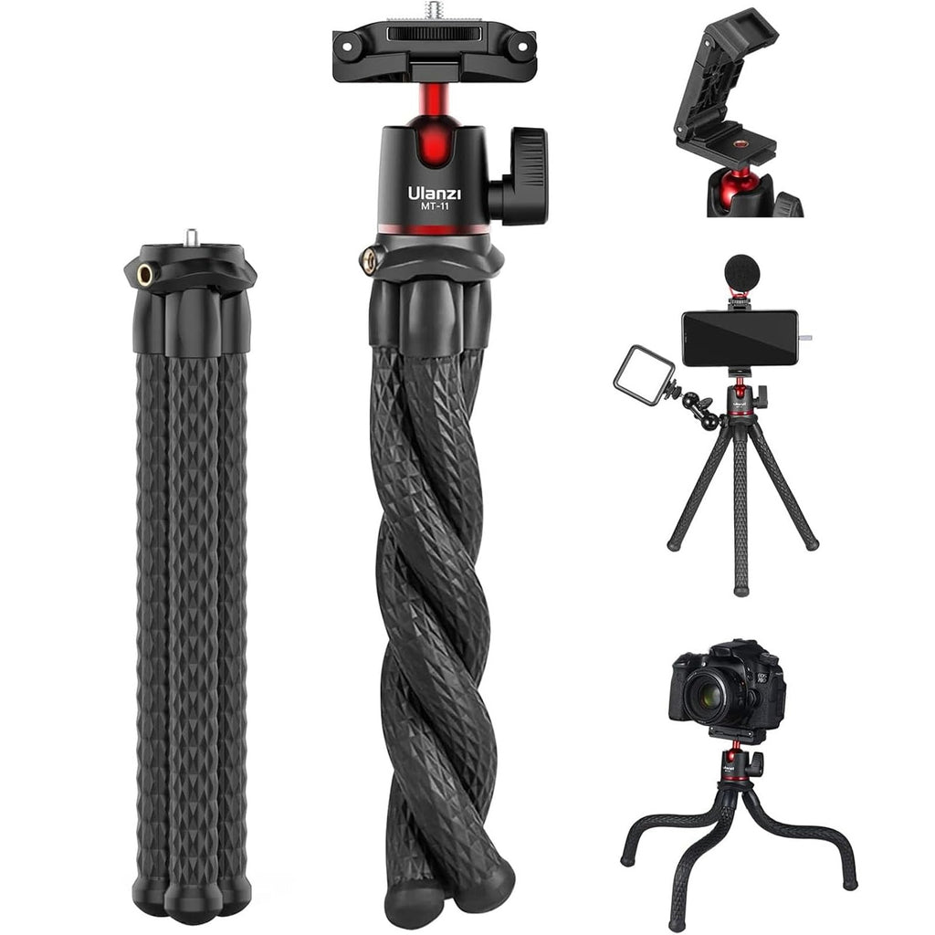 Mini Flexible Tripod with Remote for Phone & Camera