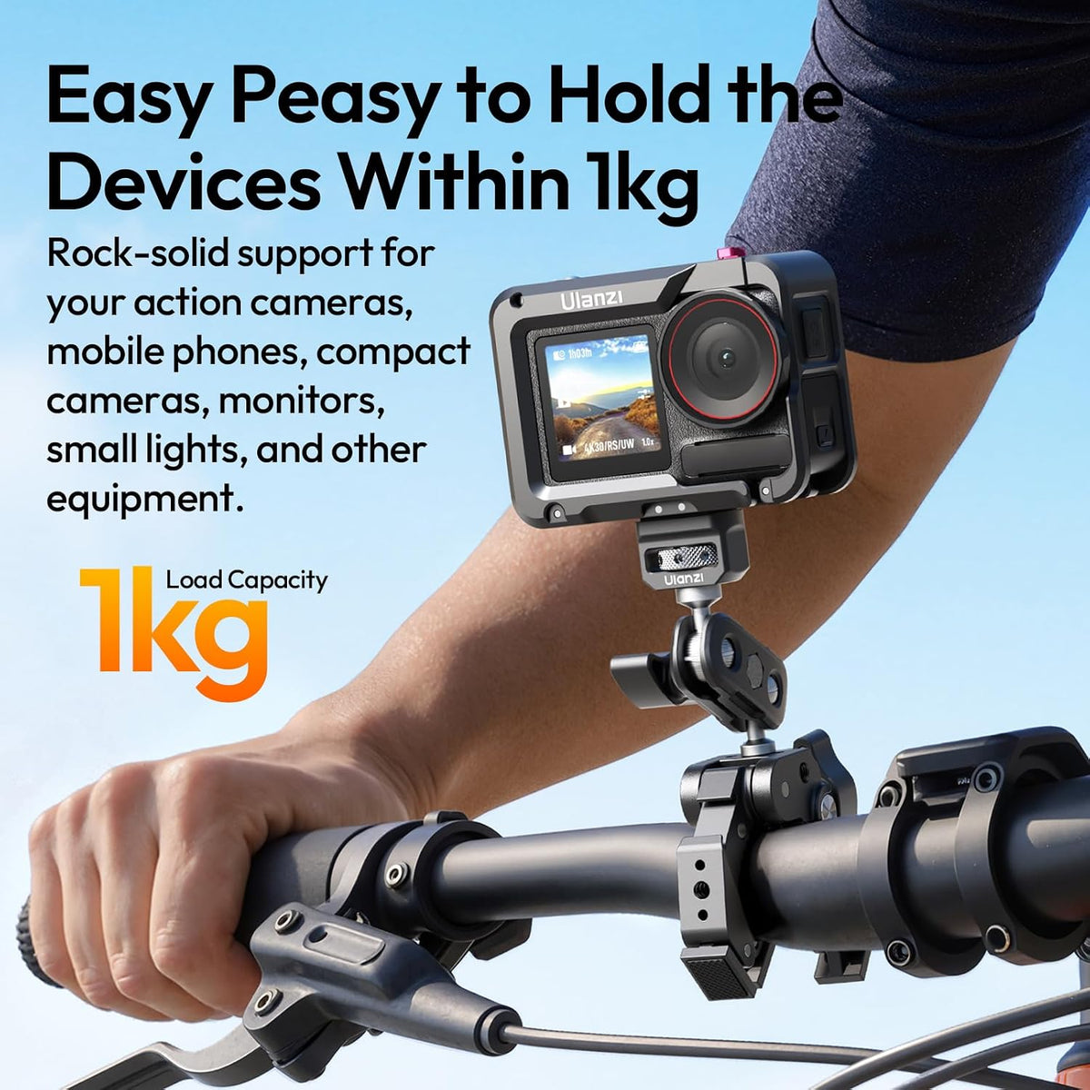 Camera Mount Super Clamp Kit of Action Camera