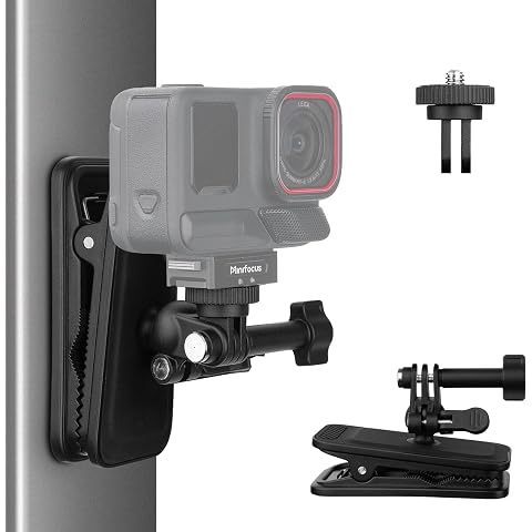 Magnetic Action Camera Mount Backpack Strap Clip Sun Visor Clip for Action Camera